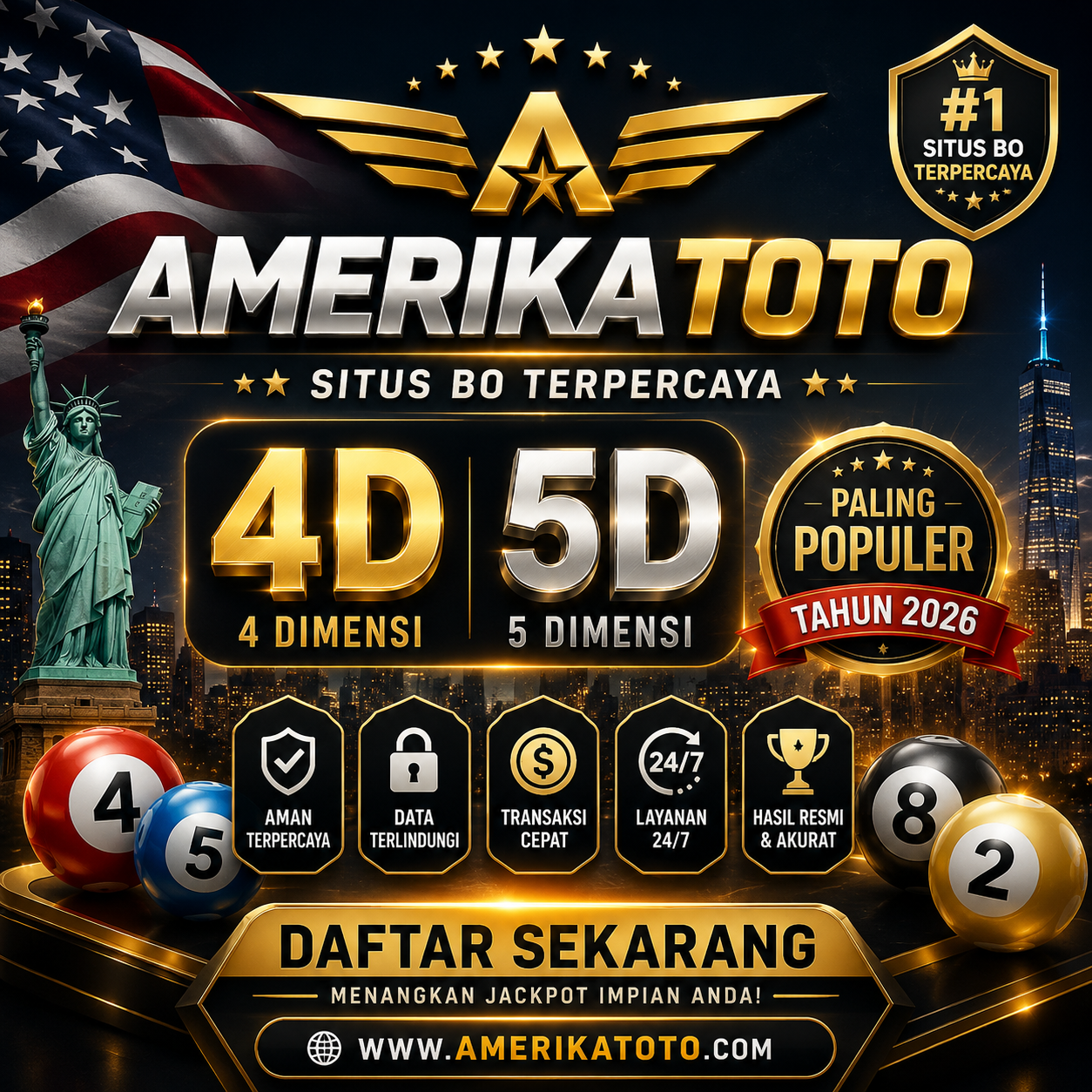 AMERIKATOTO Situs BO Terpercaya 4D 5D Paling Populer Tahun 2026 - WooCommerce eCommerce